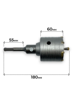 Коронка по бетону 68мм SDS+ SKRAB 33574