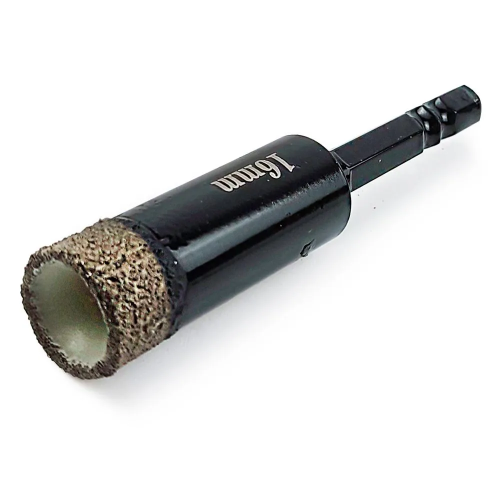 Коронка алмазная по керамограниту 16мм PROFI 1/4" SKRAB 31116