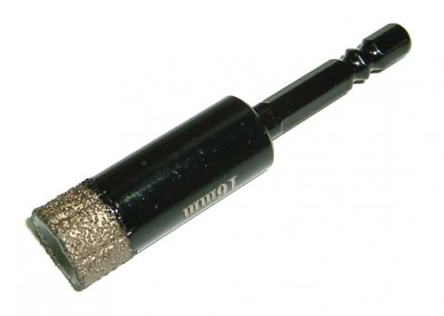 Коронка алмазная по керамограниту 16мм PROFI 1/4" SKRAB 31116