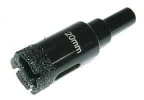 Коронка алмазная по керамограниту 20мм PROFI 1/4" SKRAB 31120