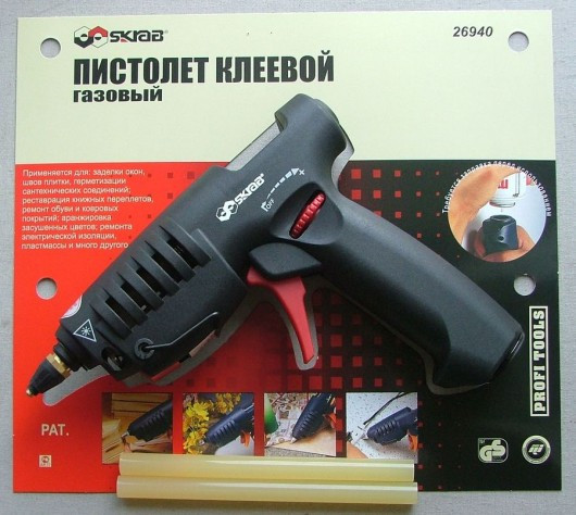 Пистолет клеевой газовый HG872A SKRAB 26940