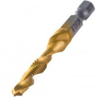 Сверло-метчик М5 x 0,8 x 57,5 мм HSS TiN 33825
