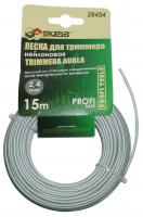 Леска для триммера 2.4 мм x 15 м стальной сердечник SKRAB 28454