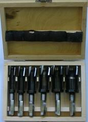 Фреза пробочник набор 6 шт JOBI 3/8"-1/2"-5/8" -3/4"-7/8" -1" 11140-1